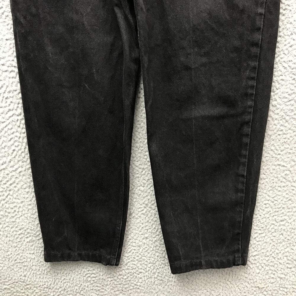 Vintage Gap Denim Jeans Womens 26/27 Tapered Leg Reverse Fit Dark Wash Black - Picture 5 of 8